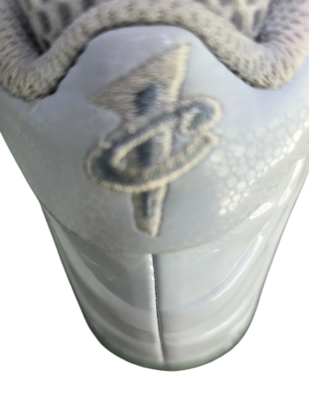 Nike Foamposite Light Blue and White High-Top Sneakers